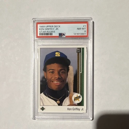 Upper Deck 1989 Ken Griffey Jr. Star Rookie #1 PSA 8 Rookie Baseball Card