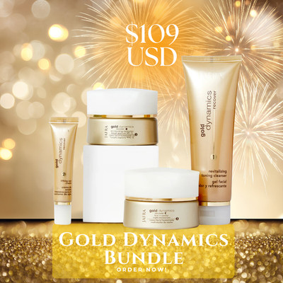 JAFRA Gold Dynamics   Skincare Bundle 4 Products - New and Sealed