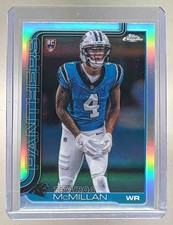 Tetairoa McMillan 2025 Topps Chrome #326 Refractor Rookie RC A