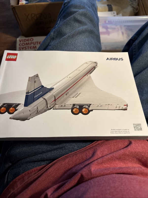Lego Airbus Instruction Manual Book Only