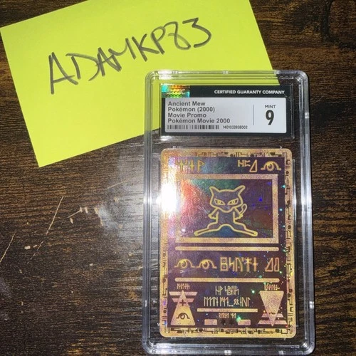 Pokemon TCG Ancient Mew 2000 Pokemon Movie Promo Vintage CGC 9 Mint