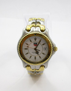Authentic Tag Hauer Sel 18K Yellow Gold Plated Swiss Quartz Round 38MM
