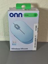 New Sealed Blue Wireless 5 button mouse 1600 DPI surf onn - Battery Included