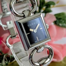 Gucci Womens Watch Black 120 Bracelet Trendy Italy