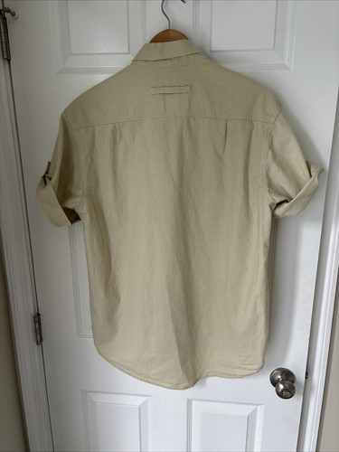 Nice! Camel Trophy Adventure Wear Shirt Mens Large Beige Utility Safari Guide - Picture 10 of 12