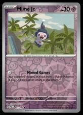 MIME JR. 031/091 COMMON PALDEAN FATES POKEMON REVERSE HOLO NM