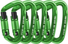 Climbing Carabiner Clips 25kN Auto Locking Carabiner, Professional Heavy Duty...
