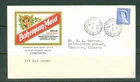 CANADA #329 BOHEMIAN MAID BEER EDMONTON ALBERTA MY 1 1953 CACHET FDC