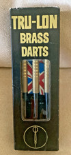Dart Set Of 3 Tru-Lon Brass Darts Vintage set - THE WILLIE ETHERINGTON DART SET