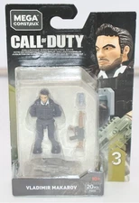 Mega Construx Call Of Duty Vladimir Makarov Series Three Figure Set - NEW - 