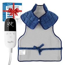 Heating Pad for Back Pain Relief, Eligible Weighted Electric Heavy Blue
