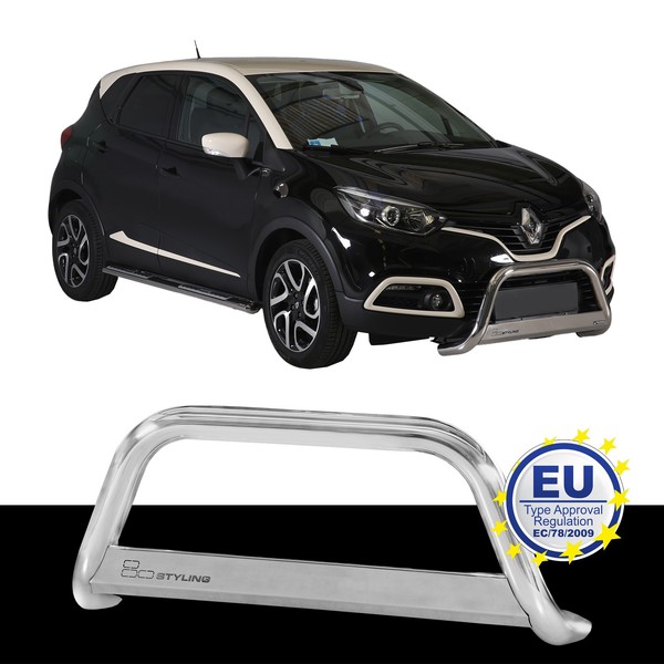 PersonenschutzbüGel Edelstahl Passend FüR Renault Captur 2013 Bis 2017 Chrome-image