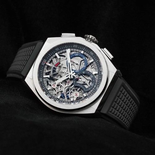Zenith Defy El Primero 21 44MM Skeleton Dial Rubber Strap (95.9000.9004/78.R782)