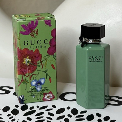 Gucci Flora Emerald Gardenia Eau de Toilette Spray 0.16 fl oz Travel Limited