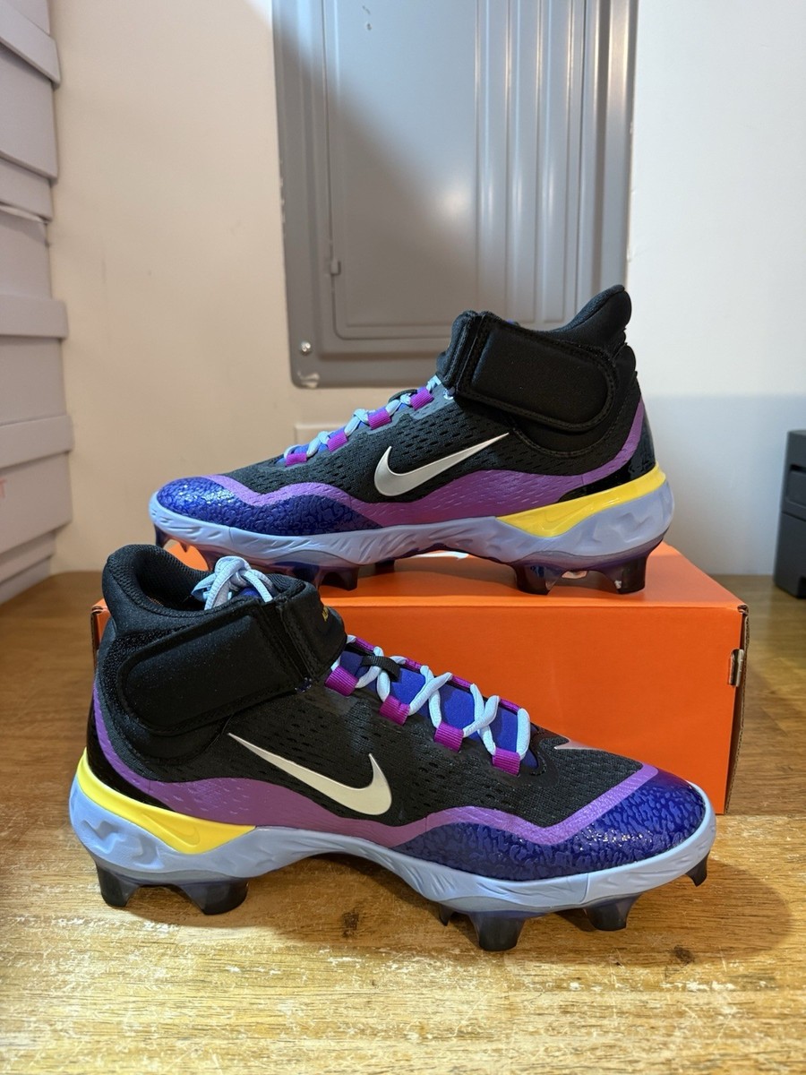 Men's Size 11-Nike Alpha Huarache Elite 4 Mid NRG Baseball Cleats