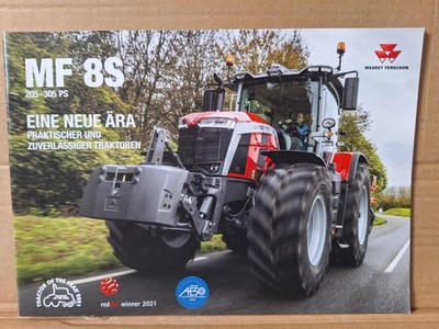 Massey Ferguson 8S 205-305 PS  Prospekt Traktor Schlepper