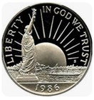 1986 S Statue of Liberty Ellis Island Commemorative Half Dollar Coin — photo 4