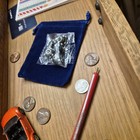 Junk Drawer Lot Vintage Antique Estate Silver Coins Jewelry Pens Cards and more  — photo 8