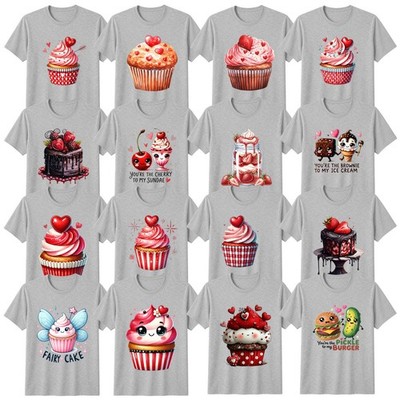 Süßes Essen Kaffee T-Shirt Desserts Valentinstag Geschenk