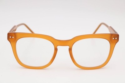 Muse Devin Orange Square 35-003262 Eyeglasses Frames 50-21-145