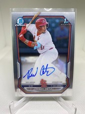 2026 Bowman Chrome Deniel Ortiz Auto Gold /50 and Base Chrome 1st (3)