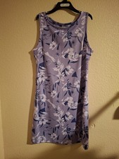 Womens Colombia Sportwear Company Floral Purple Dress Midi Small