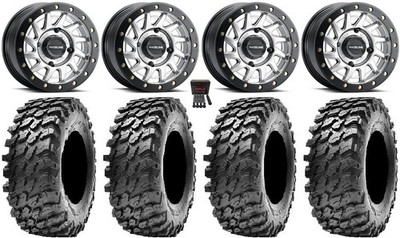 Raceline Squad Bdlk 15'' Wheels Si +38mm 32'' Rampage Tires Can-Am Maverick X3
