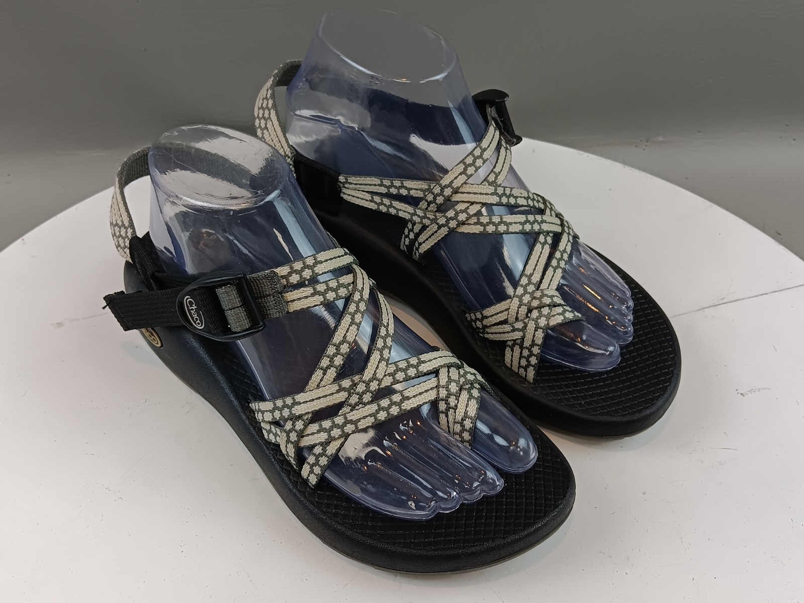 Chaco ZX/2 Womens Size 8 Yampa Light Beam Gray Hiking Sandals GUC