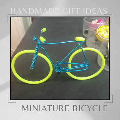 hand made miniature bicycle