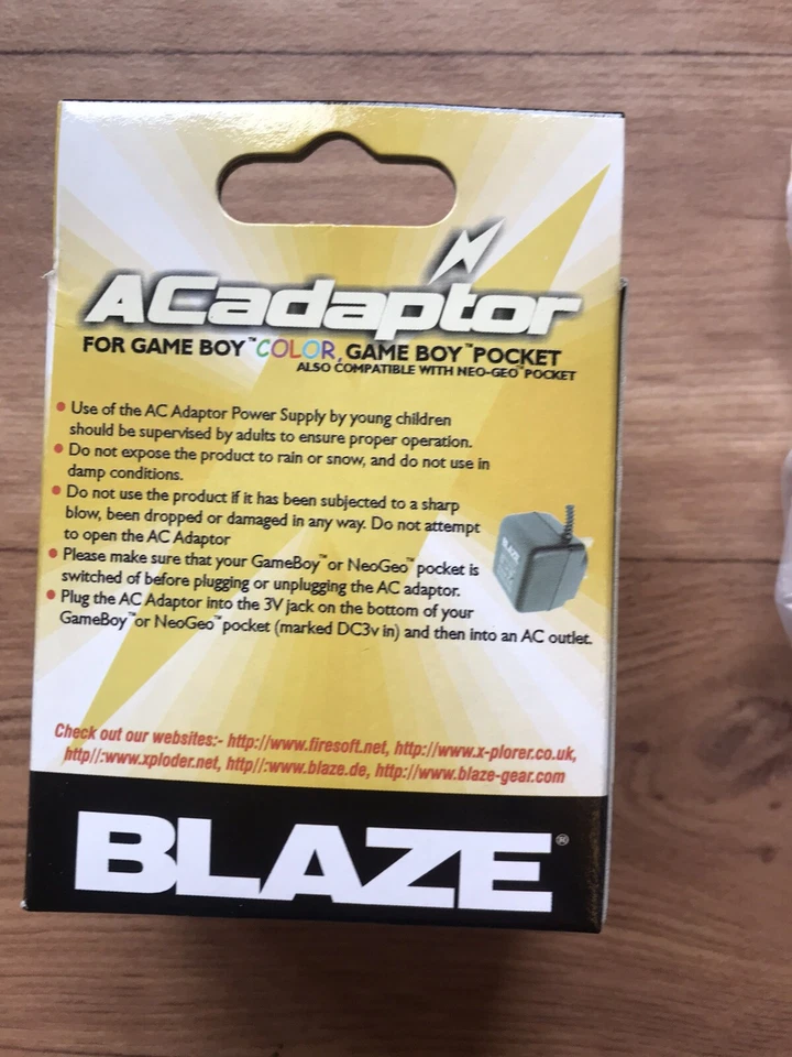 Blaze AC Adapter For Neo-Geo Pocket, Nintendo Game Boy Color, New in box - Image 2 of 2