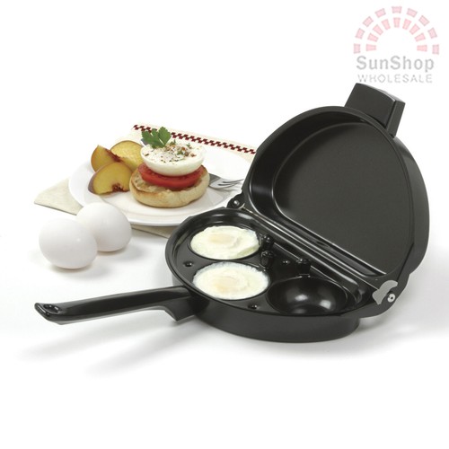 100 Genuine! AVANTI Nonstick Foldable Omelette & Egg Poacher Pan! RRP 66.95! eBay