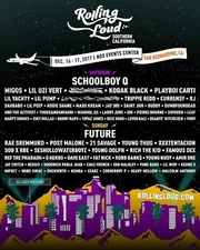 Music Festival 2017 Rolling Loud Southern California 11x14 reprint POSTER Future