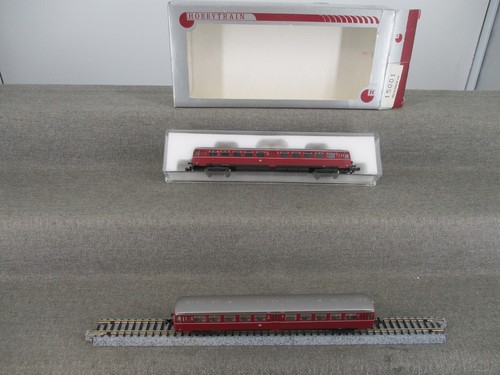 Hobbytrain N 15001 Akkutriebwagen-Set ETA150/ESA150 der DB 2 stück Analog DC OVP | Zustand: Gebraucht