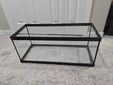 Reptile glass terrarium tank - no lid