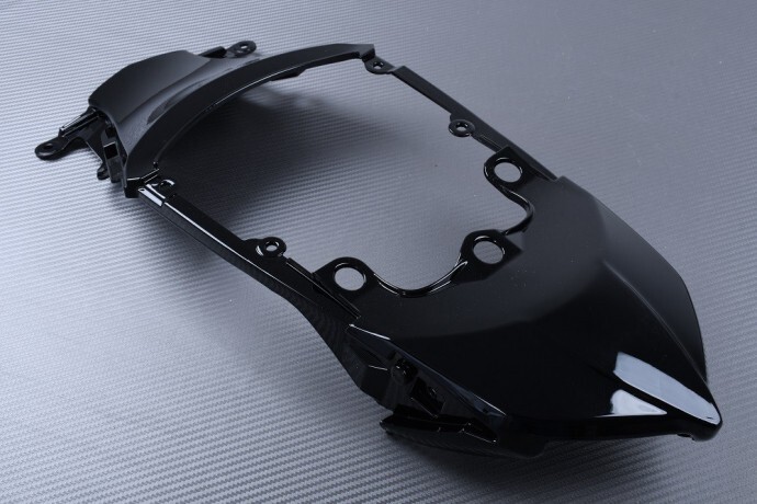 Réparer coque cassée avec le carénage arrière noir et feu transparent pour GSXR 600