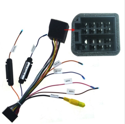 Audio Power Cable ISO Wiring Harness Connector Adapter For Car Stereo Radio DVD