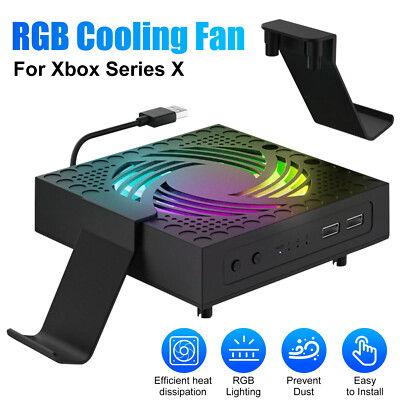 Vertical Cooling Fan USB Cooler Stand Accessories for Xbox Series X Game Console
