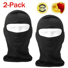 2PCS Summer Baclava Full Face Mask Helmet Liner UV Protection Balaclava Ski Mask