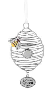 Ganz BEE on Hive Ornament/Car Charm ''You're My Queen Bee''