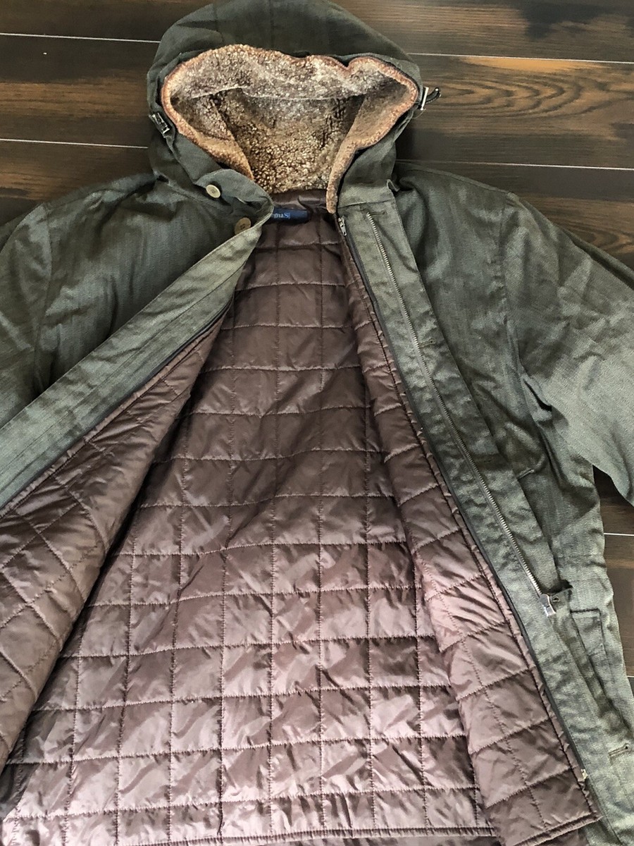 Zegna Sport Mens Two In One Jacket M Removable Liner Italy Zip Up