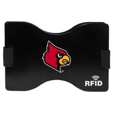 Louisville Cardinals Wallet RFID Blocking Slim Pocket Money Clip NCAA College 