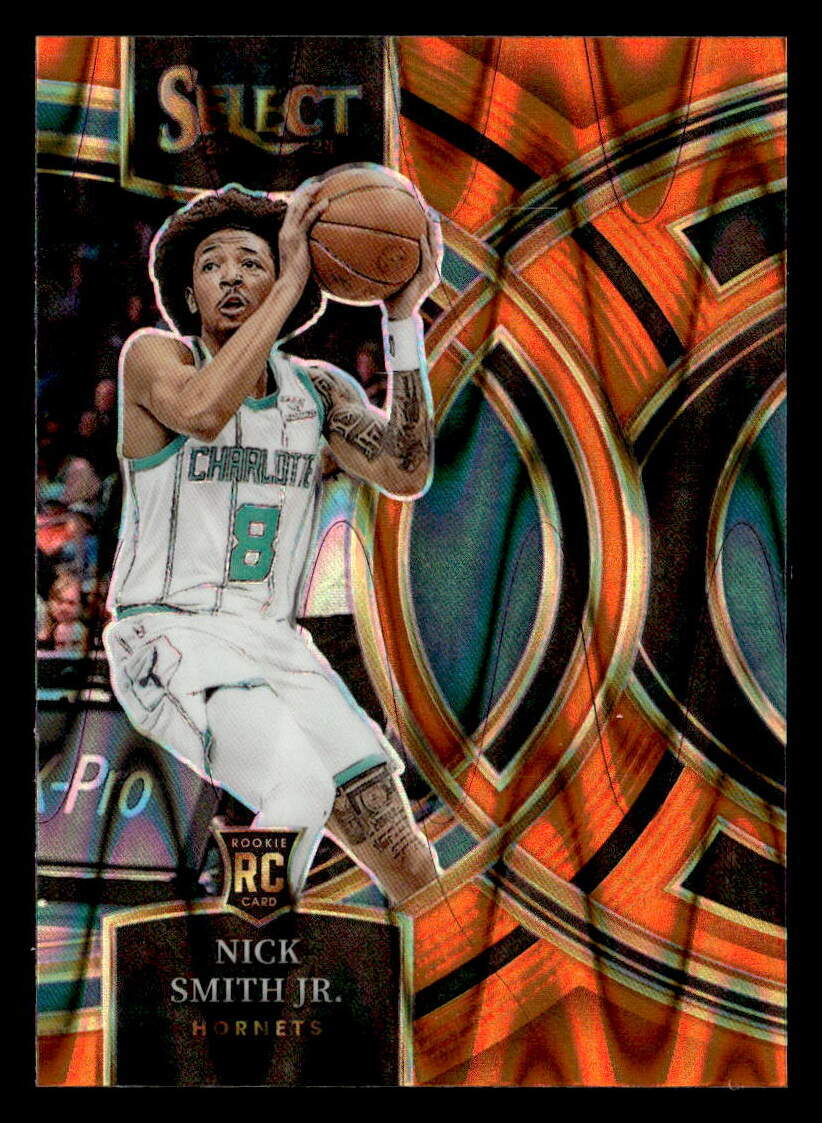 2023-24 Panini Select #119 Nick Smith Jr. Flash Orange Prizms