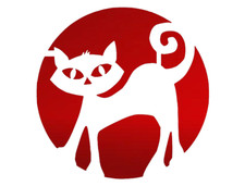 FULL MOON CAT Stencil Halloween Pumpkin Carving 8 x 10 Reusable Sheet S764