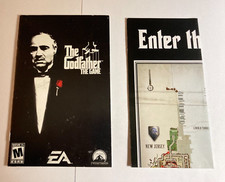 The Godfather The Game Instruction Manual  Map ONLY PS2