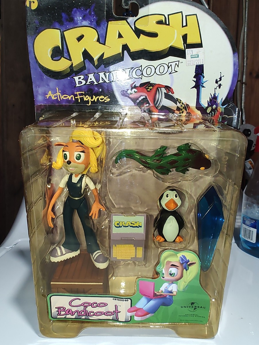 1998 Crash Bandicoot Coco Series 1 Figure Nib Sealed | eBay