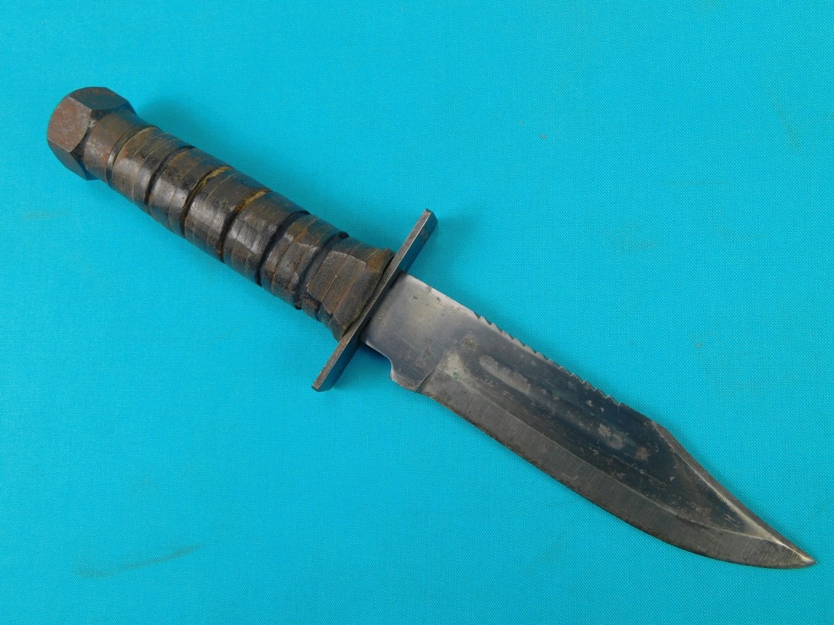 US Vietnam Era Japan Made Jet Pilot Survival Fighting Knife w