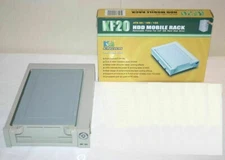 Kingwin Mobile Rack KF20 PATA 3.5" Hard Disk Drive Beige Metal IDE ATA66/100/133