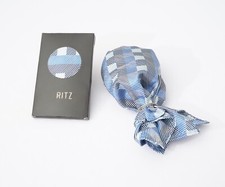 Sky, Gray and Steel Checks Pocket Square