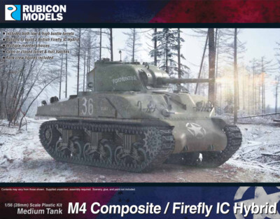 Rubicon Models 280061 - M4 Composite / Firefly IC Hybrid Tank - 1/56 Plastic POD