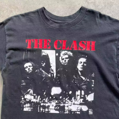 The Clash Band Music Lover Cotton All Size Unisex Black Tee Shirt